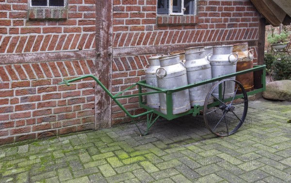 Old milk churns