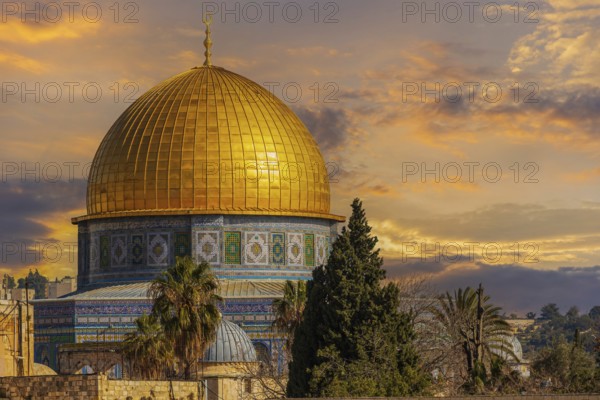 The Dome of the Rock on the Temple Mount