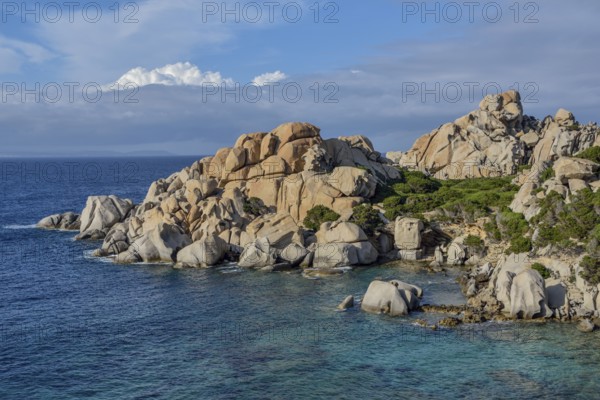 Rugged rocky coast, Capo Testa Peninsula, Santa Teresa de Gallura, Sardinia, Italy, Europe