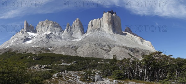 Cuernos del Paine, Valle del Frances, French Valley, Torres del Paine, Torres del Paine National Park, Patagonia, Chile, South America