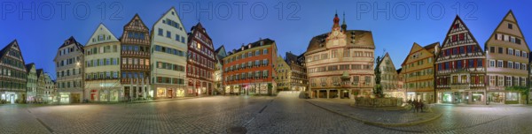 Tübingen Market Square Panorama 360Degrees Germany
