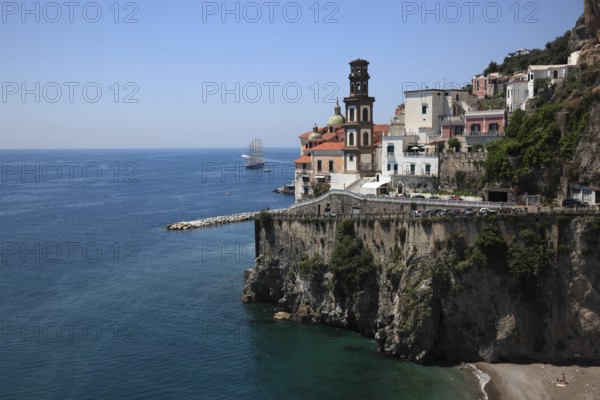 Atrani on the Amalfi Coast, Campania, Italy, Europe