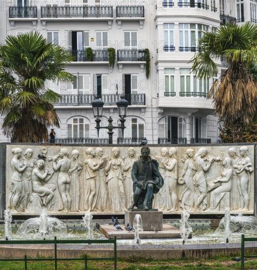 Fountain of Maestro Serrano, Valencia, Spain, Europe