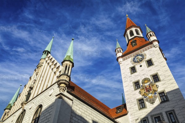 Old Town Hall (Altes Rathaus) in Munich, Bavaria, Germany, Europe