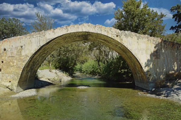 Old Venetian Bridge, Preveli, Crete, Greece, Europe