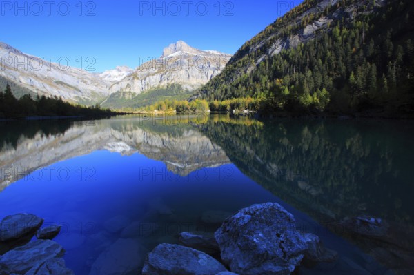 Lac de Derborence, Valais, Switzerland, Europe