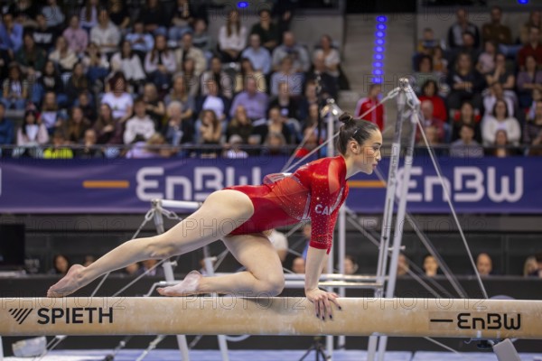 EnBW DTB-Pokal Stuttgart 2025, Mixed Cup***Rose Woo Canada on the balance beam