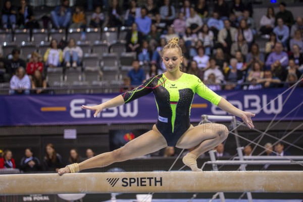 EnBW DTB-Pokal Stuttgart 2025, Mixed Cup***Karina Schönmaier Germany on the balance beam