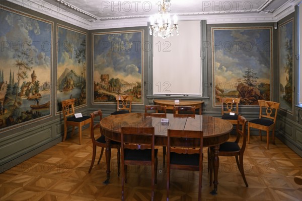 Birthplace of Friedrich Engels, today the Museum of Industrial Culture, interior view, Wuppertal, Bergisches Land, North Rhine-Westphalia, Germany, Europe