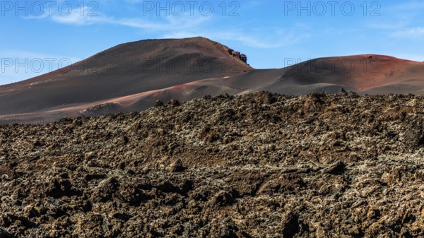 2016, Timanfaya National Park, Lanzarote, Fire Mountains of Timanfaya National Park, Montanas del Fuego, ESP, Spain, Canary Islands, Canary Islands, Atlantic Ocean, Lanzarote, biosphere reserve, volcano, volcanism, volcanic island, lava fields, island, recording date, Europe
