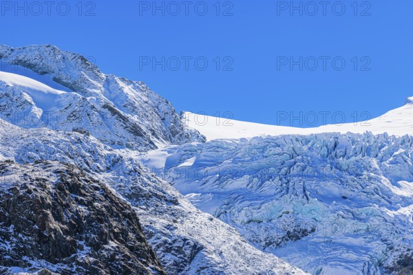 Moiry Glacier, near Grimentz, Val d'Anniviers, Valais Alps, Canton Valais, Switzerland, Europe