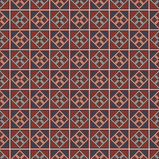 Embroidery Tatreez pattern, Palestinian fashion vector ornament