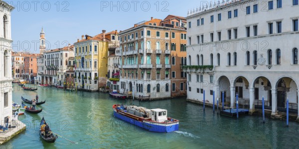 Grand Canal, Venice, Veneto, Italy, Europe
