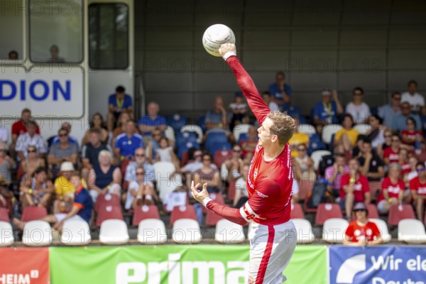 Fistball: SG Novo Hamburgo against AWN TV Enns (IFA 2024 Fistball World Tour Finals Mannheim, match for 3rd place)