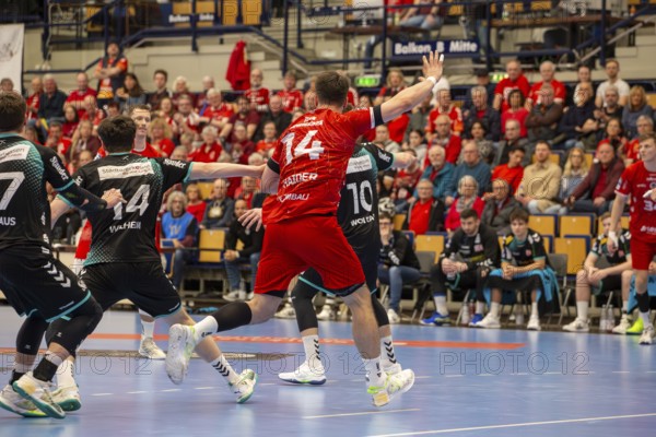 26.04.2024, 2nd HBL (German Handball League), Matchday 30: Owl Ludwigshafen vs TuSEM Essen (final score 32:37)