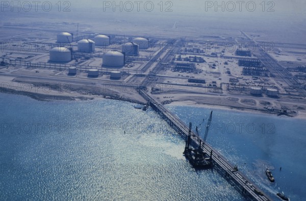 Oil industry in the Ras Tanura area, Saudi Arabia, 1979, Asia