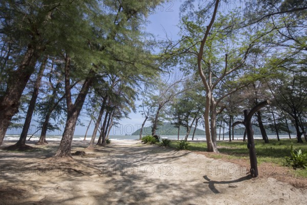 Hat Laem Sala Beach, Praya Nakhon Höhele, Hua Hin, Prachuap Khiri Khan Province, Thailand, Asia