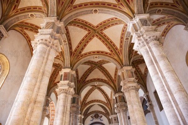 Pineza cathedral, Unesco world heritage site Historic village of Pienza Italy
