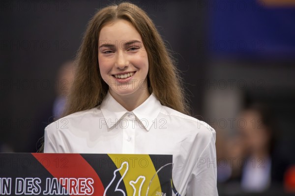 EnBW DTB-Pokal Stuttgart 2025, Mixed Cup***Darja Varfolomeev, Olympic champion in rhythmic gymnastics in Paris 2024, is honoured as Gymnast of the Year 2024