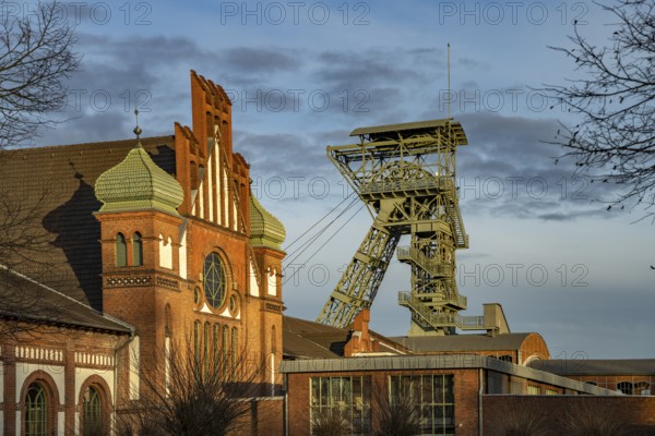 The disused coal mine and museum Zeche Zollern in Dortmund, part of the Route of Industrial Heritage in the Ruhr region, North Rhine-Westphalia, Germany, Europe