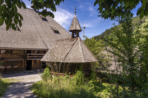 Court chapel in the Black Forest Open-Air Museum Vogtsbauernhof, Black Forest, Gutach, Baden-Württemberg, Germany, Europe