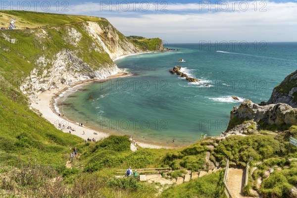 Man O'War Beach, UNESCO Jurassic Coast World Heritage Site, England, Great Britain