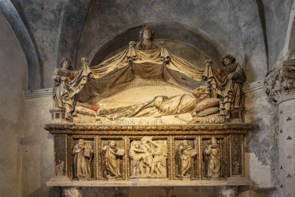 Altar of St Anastasius in the interior of the Cathedral of St Domnius in Split, Croatia, Europe