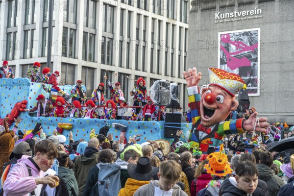 Rose Monday parade Carnival parade in Düsseldorf, North Rhine-Westphalia, Germany, Europe