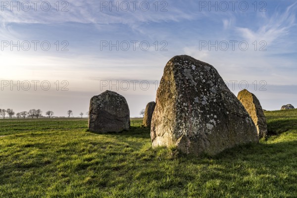 The Nobbin megalithic tomb, Putgarten, Ruegen Island, Mecklenburg-Western Pomerania, Germany, Europe