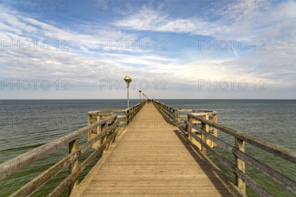 The pier in Graal-Müritz, Mecklenburg-Western Pomerania, Germany, Europe