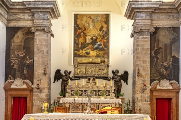 Altar of the Church of St Simeon in Zadar, Croatia, Europe