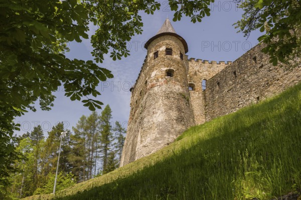 Lubovna Castle, built at the end of the 13th century. Station 6and 7, Western Renaissance bastion and casemates