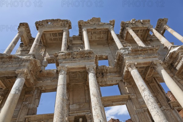 Celsus Library, ancient city of Ephesus, Efes, Izmir province, Turkey, Asia