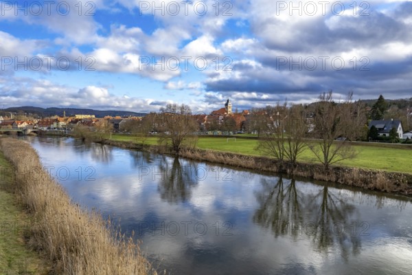 Witzenhausen and the Werra, Hesse, Germany, Europe
