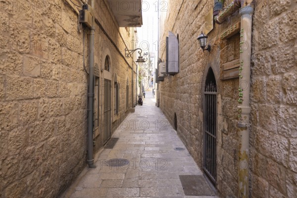 Jerusalem, Israel, Nahalat Shiva tourist promenade street in the Old City, Asia