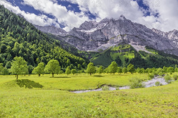 Enger-Grund creek, Eng valley, Tyrol, Austria, Europe