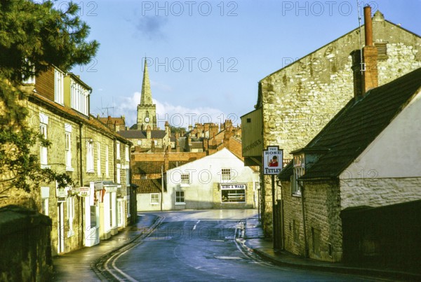 The Rose pub, Bier der Tetley-Brauerei, Pickering, North Yorkshire, England, UK 2. September 1974