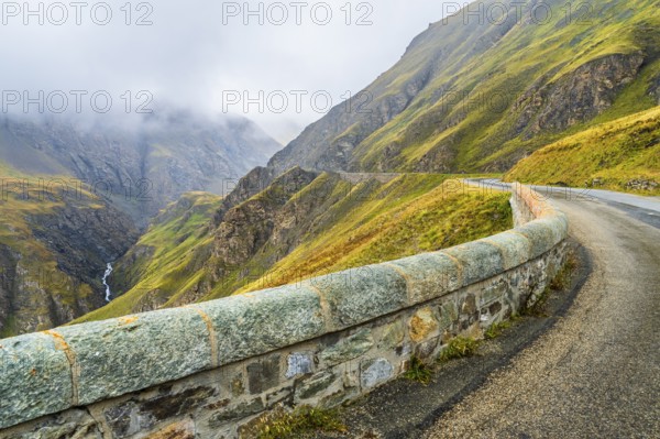 France, Alpes, region Auvergne-Rhône-Alpes, Grajisch Alps, Departement Savoie, road to pass Col de I'Iseran, travel landscape nature, Europe