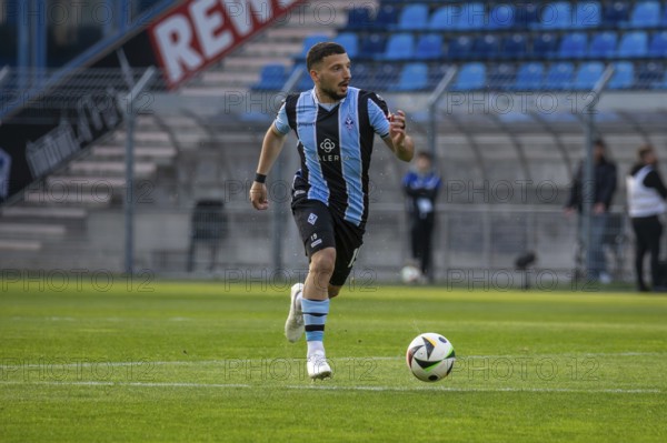Football 3rd League, Season 2024/25, Matchday 32: Waldhof Mannheim vs SpVgg Unterhaching***Arianit Ferati (19, Mannheim)