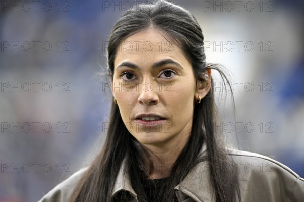 DAZN sports presenter Ann-Sophie Kimmel portrait, PreZero Arena, Sinsheim, Baden-Württemberg, Germany, Europe