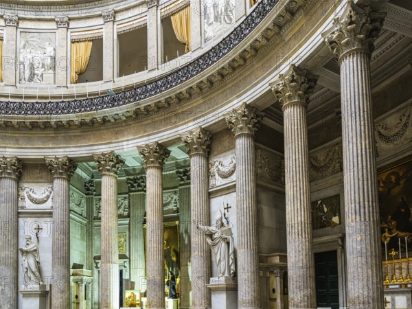 Basilica Reale Pontificia San Francesco da Paola, Naples, Campania, Italy, Europe
