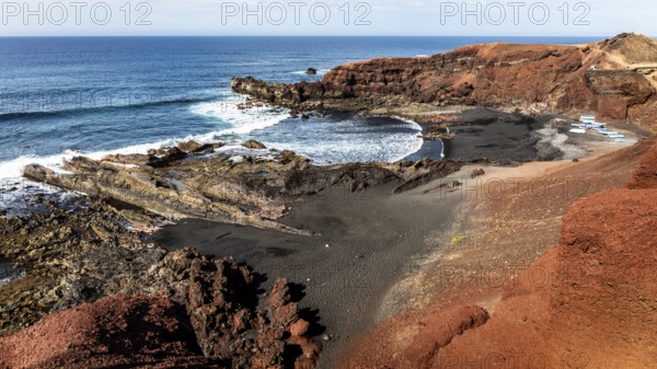 2016, El Golfo, Lanzarote, El Golfo, ESP, Spain, Canary Islands, Canary Islands, Atlantic Ocean, Lanzarote, biosphere reserve, volcano, volcanism, volcanic island, island, recording date, Europe