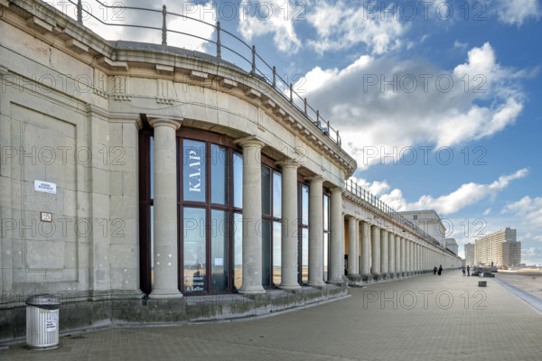 KAAP art centre, arts center at the Royal Galleries, Koninklijke Gaanderijen in seaside resort Ostend, Oostende, West Flanders, Belgium, Europe