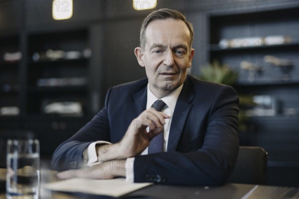 Volker Wissing (FDP), Federal Minister of Transport and Digital Affairs, recorded during an interview in Berlin, 2 October 2024, Berlin