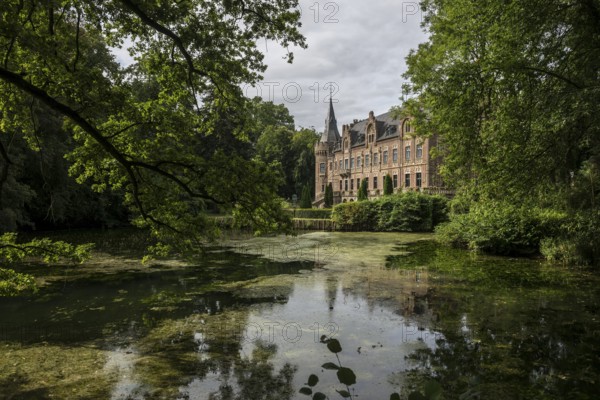 Moated castle, Schloss Paffendorf, Bergheim, Rhine-Erft district, North Rhine-Westphalia, Germany, Europe