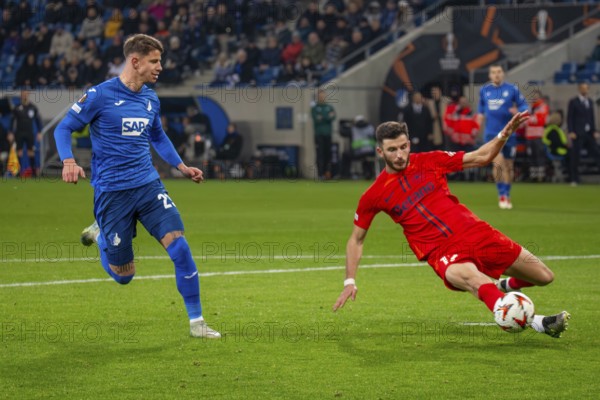 Football UEFA Europa League, 2024/25 season, matchday 6: TSG Hoffenheim v Steaua Bucharest