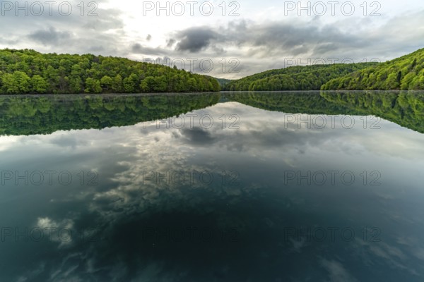 The largest lake Kozjak in Plitvice Lakes National Park, Croatia, Europe