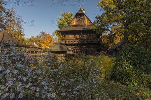 Open-air museum in Roznov pod Radhostem, displaying buildings and traditions of the Wallach area