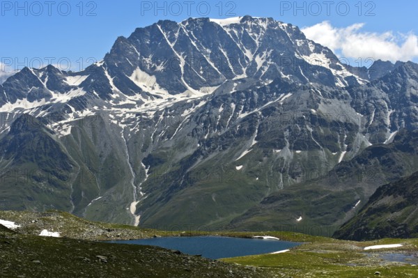 Mont Velan summit in the Valais Alps, Bourg-Saint-Pierre, Valais, Switzerland, Europe