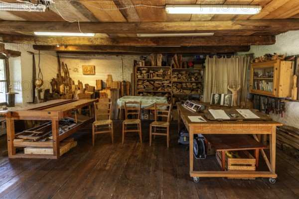 Museum, mountain village of Rasa, Centovalli, Canton Ticino, Switzerland, Europe